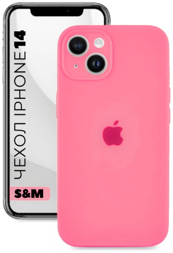 Чехол S&M для Apple iPhone 14 розовый