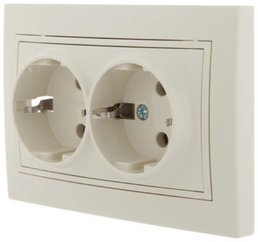 Розетка Lezard Mira 701-0303-127, бежевый
