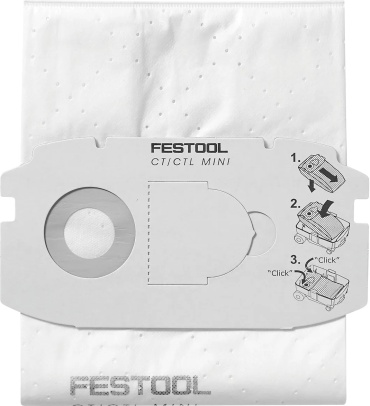Мешок-пылесборник для пылесоса Festool одноразовый 498410 5 шт