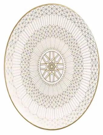 Тарелка Baccarat 16 см, 1 шт, фарфор