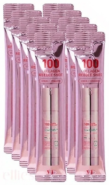 VT Cosmetics гель Collagen Reedle Shot 100 для лица 10 шт по 2 мл, фото 6