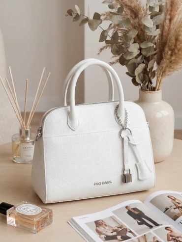 Мини-сумка PIXI BAGS экокожа белый