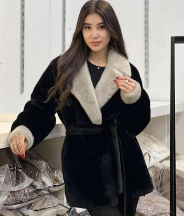 Шуба NUR Collection черный