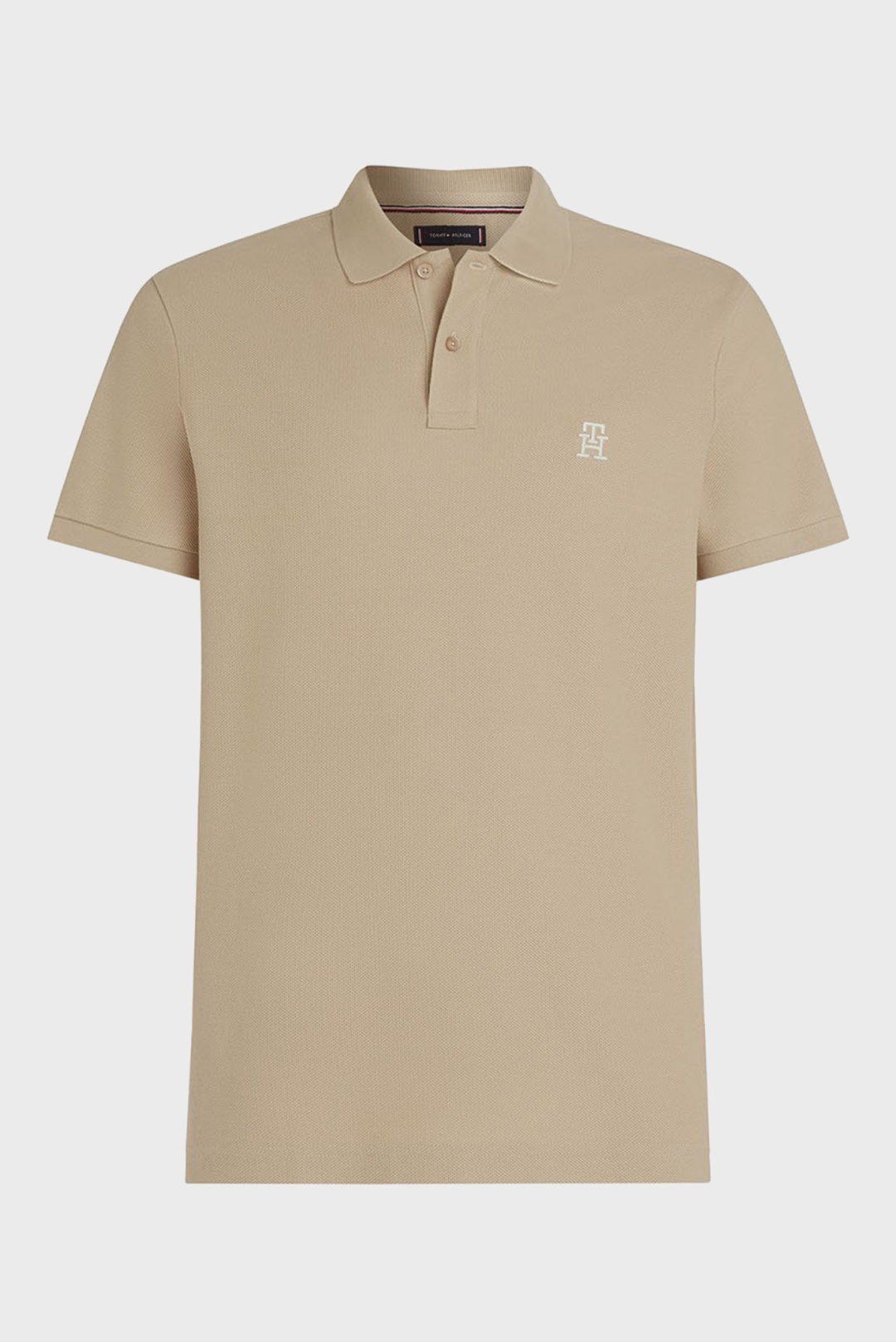 Поло Tommy Hilfiger бежевый
