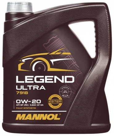 Синтетическое Mannol Legend Ultra 0w20 0W-20 4 л