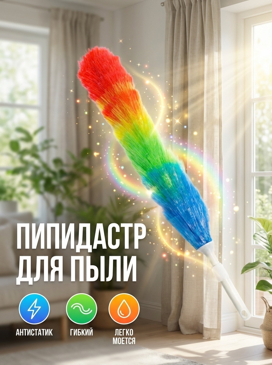 Пипидастр для мебели 836129 1 шт, пластик