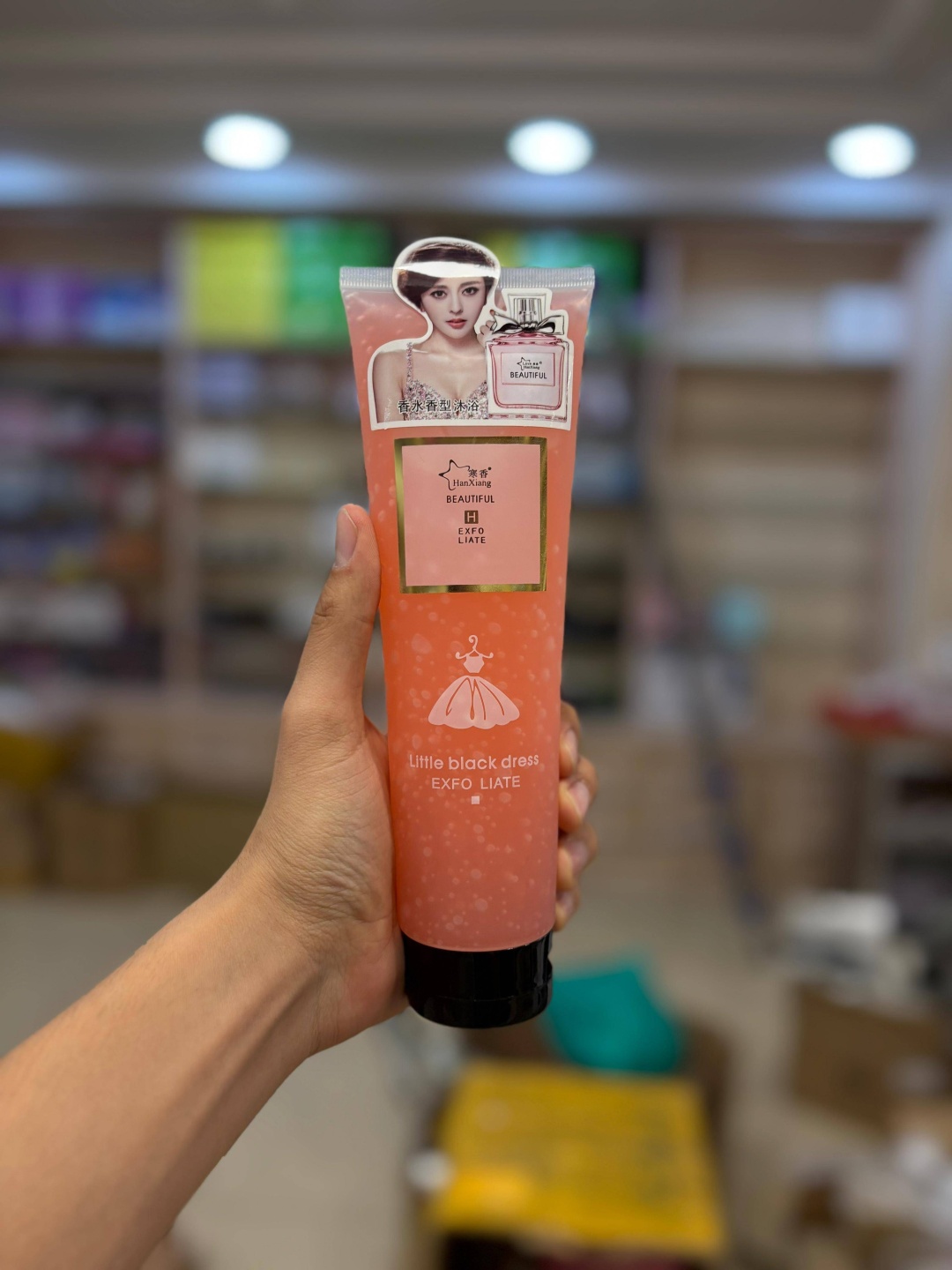 Han Xiang пилинг Exfo Liate Rose для тела 320 мл