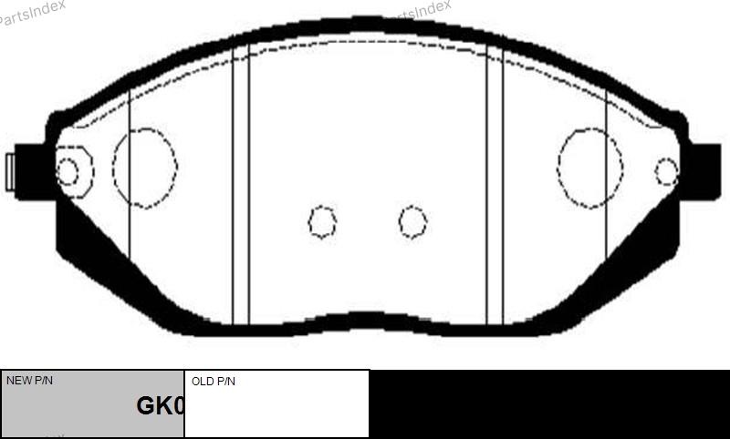 CTR Колодки Тормозные Дисковые GK0451