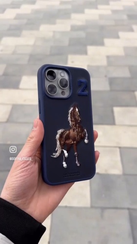 Чехол Santa Barbara для Apple iPhone 16 Pro Max синий