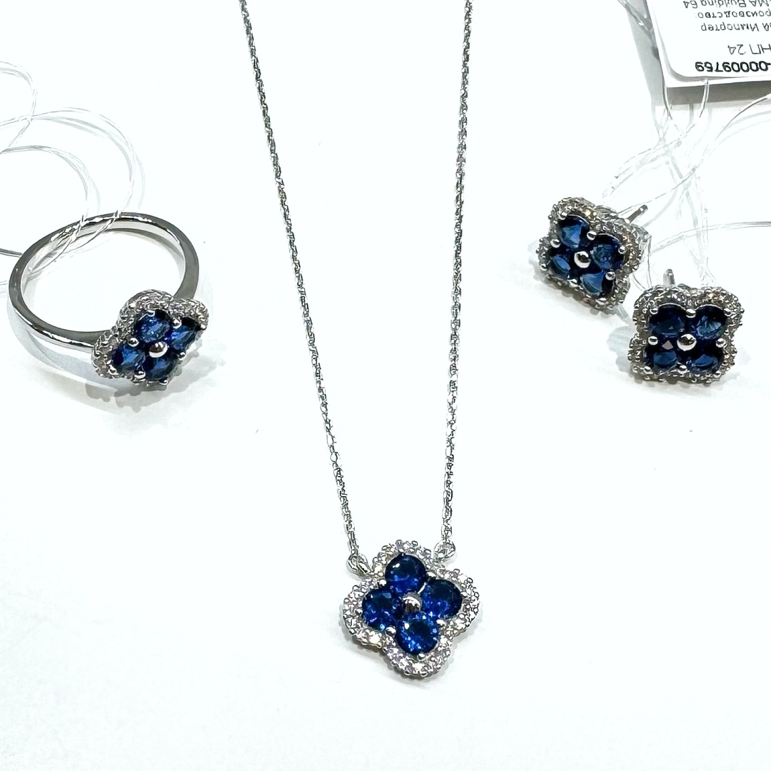 ASAL SILVER S.v.t14277 вес 10 г серебро, фианит