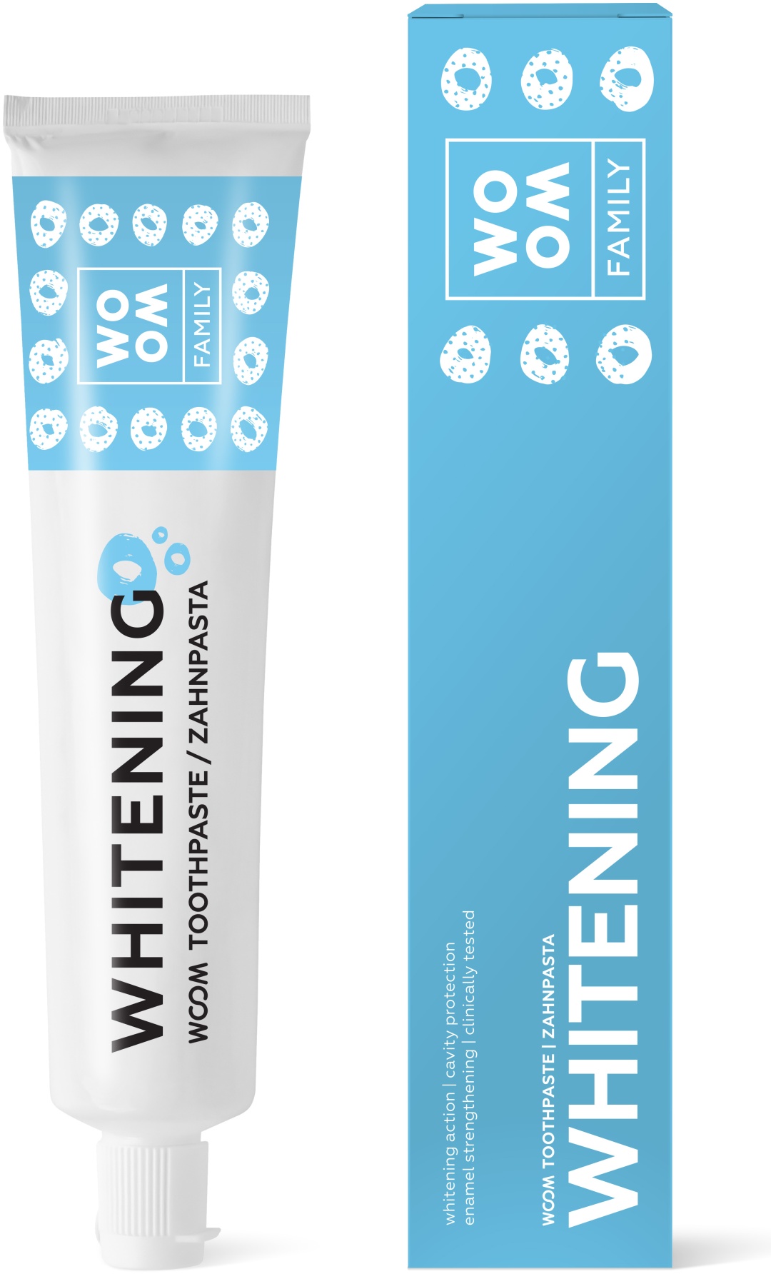 WOOM зубная паста Family Whitening 75 мл