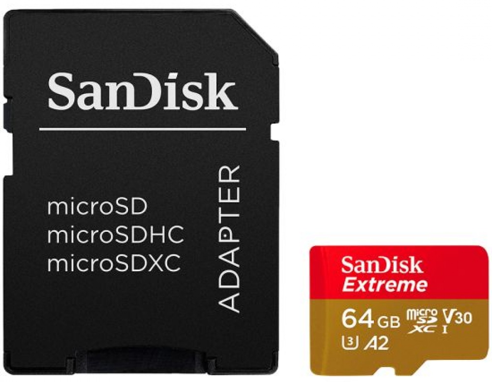 Карта памяти SanDisk microSDXC SDSQXAH-064G-GN6MA 64 Гб