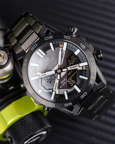 Кварцевые CASIO ECB-2000DC-1BDF нержавеющая сталь