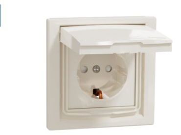 Розетка Schneider Electric Asfora EPH3100323, кремовый