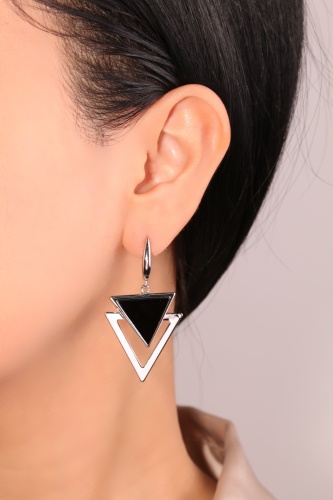 Серьги Lady accessories бижутерный сплав, эмаль