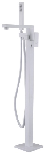 Смеситель для ванны Abber AF8215W, латунь, цвет белый