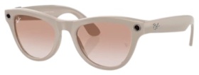 Смарт-очки Ray-Ban Meta SKYLER Cinnamon Pink белый