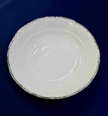 Салатник G. Benedict Офелия 662 Platynum 19х19 см, фарфор, 1 шт