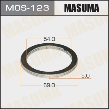 MASUMA кольцо глушителя MOS-123