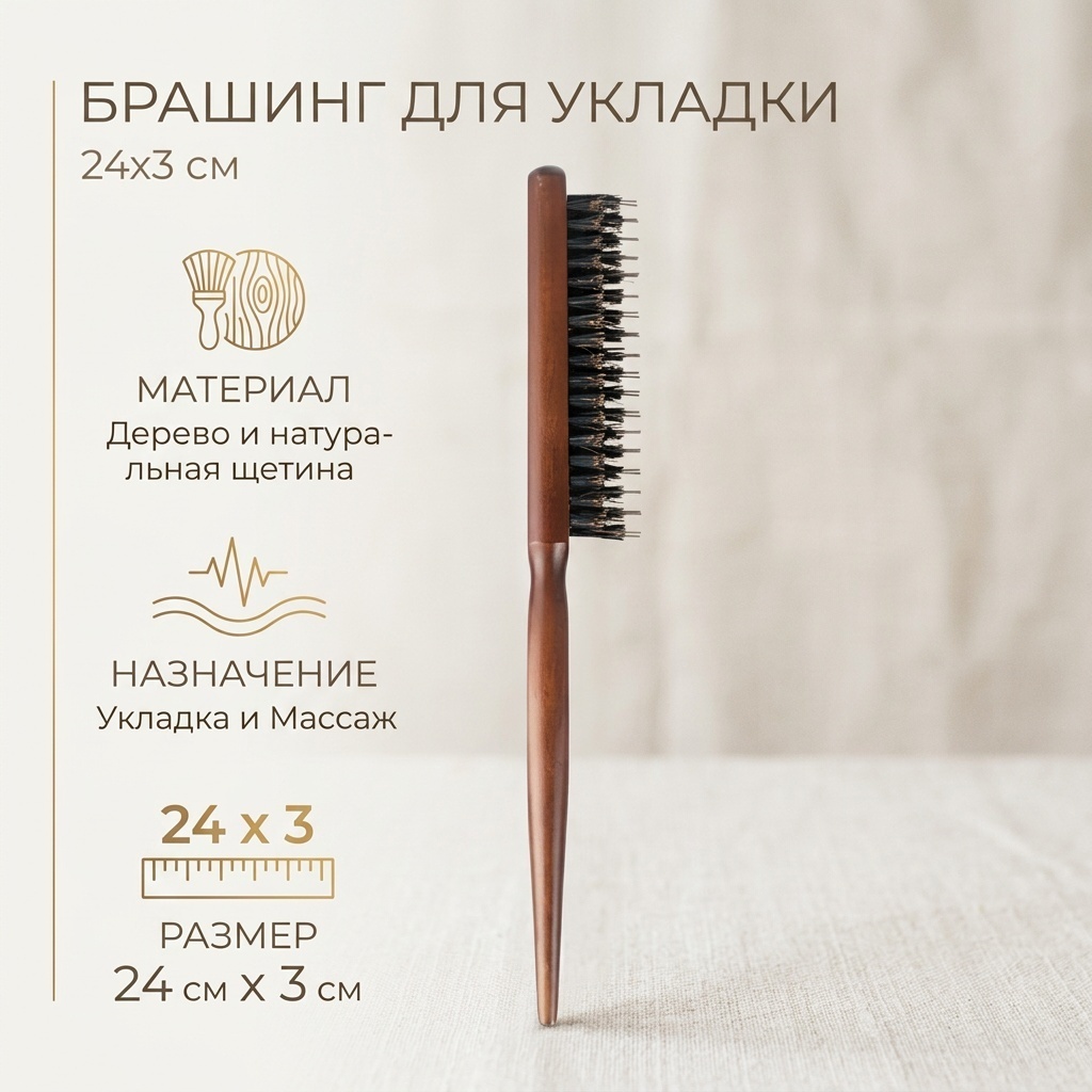 Брашинг, гребень 24x3