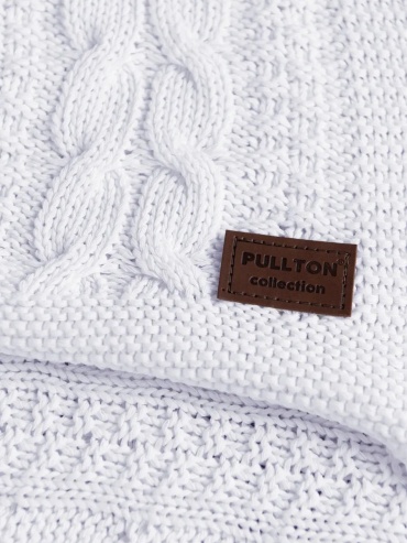 Покрывало PULLTON 240х220 см, хлопок, белый