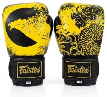 Боксерские перчатки Fairtex 16 oz черный, серый