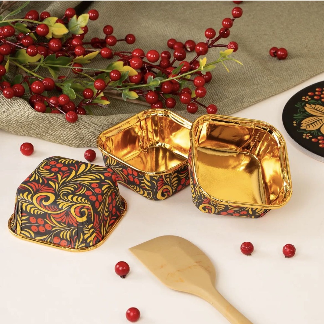 Форма для выпечки алюминий, 10 шт