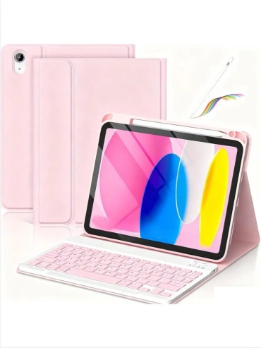 Чехол QazTech для Apple iPad Air 11 (2025) 11 дюйм розовый