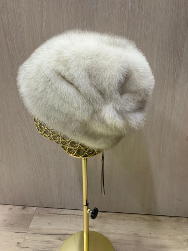 Шапка SemiFur размер 57, 58, 59, 60, белый
