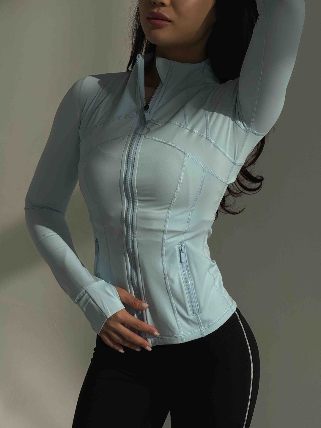 Рашгард Fitworld голубой