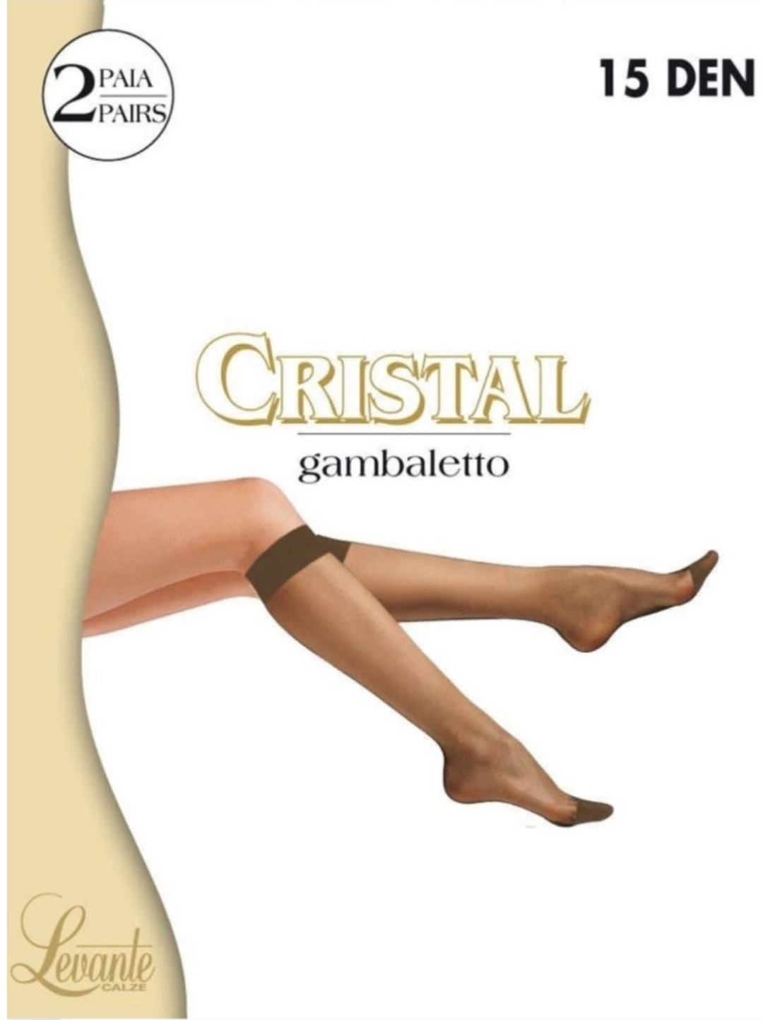 Гольфы Levante Cristal moka 5 коричневый, мока Unica