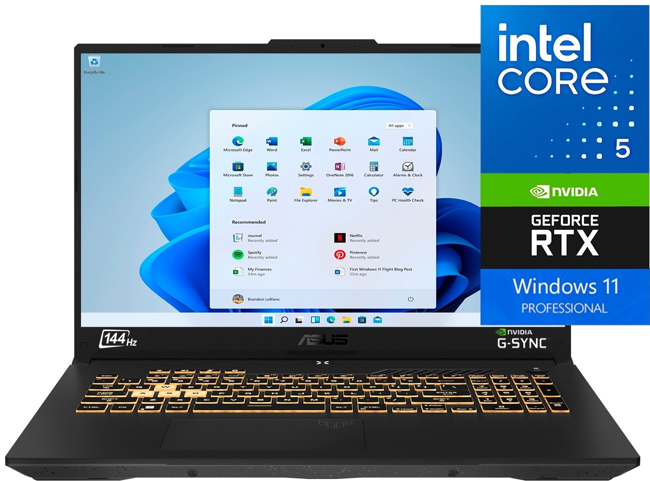 Ноутбук ASUS TUF Gaming F17 FX707VUR-HX210W 17.3" / 16 Гб / SSD 512 Гб / Win 11 Pro / 90NR0CS5-M0WEJ0