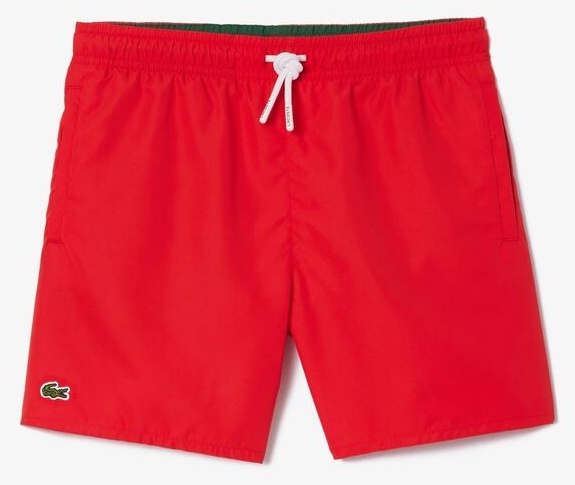 Шорты LACOSTE красный