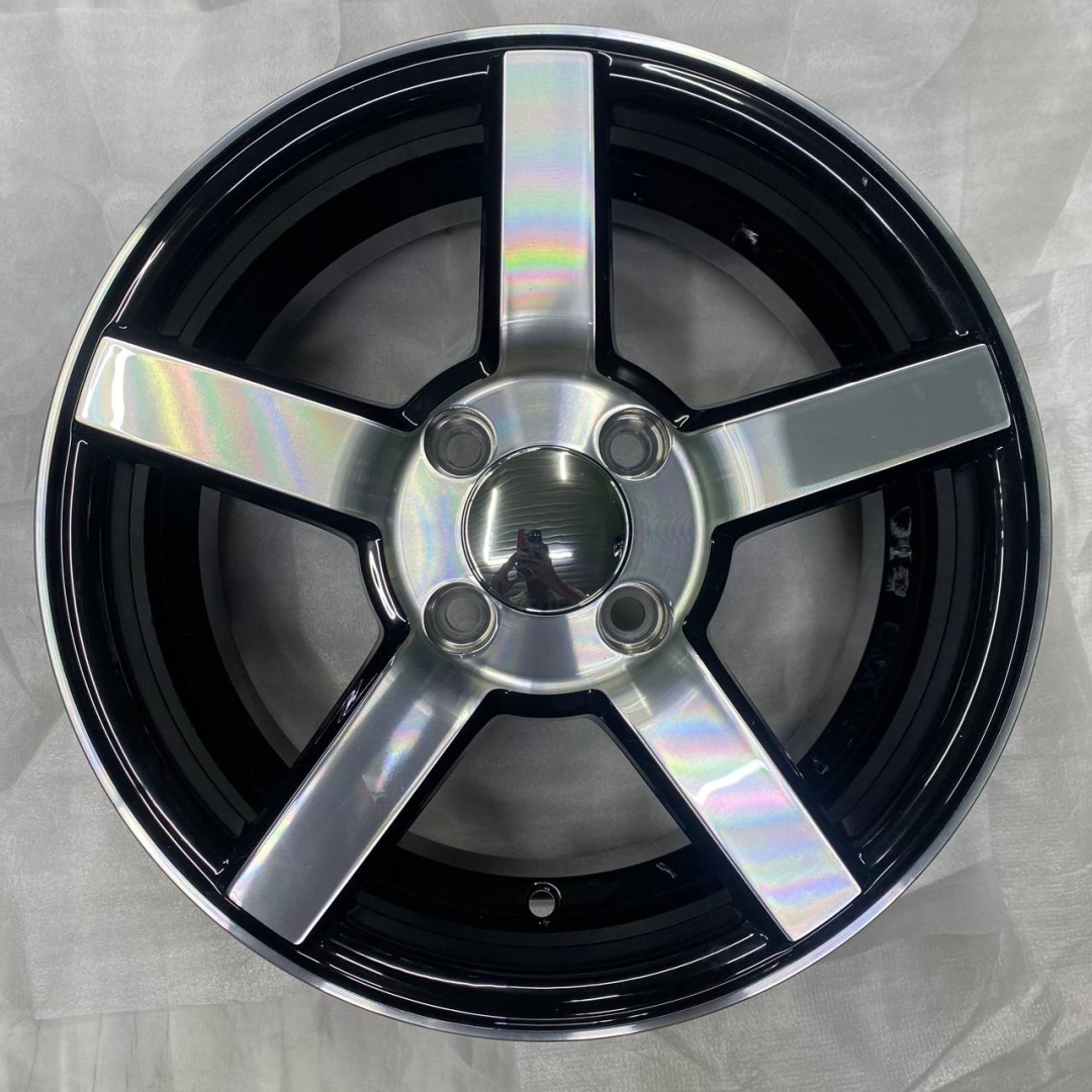 DIVAD BK693 6x14/4x100 D67.1 ET35 4 диска черный, серебристый