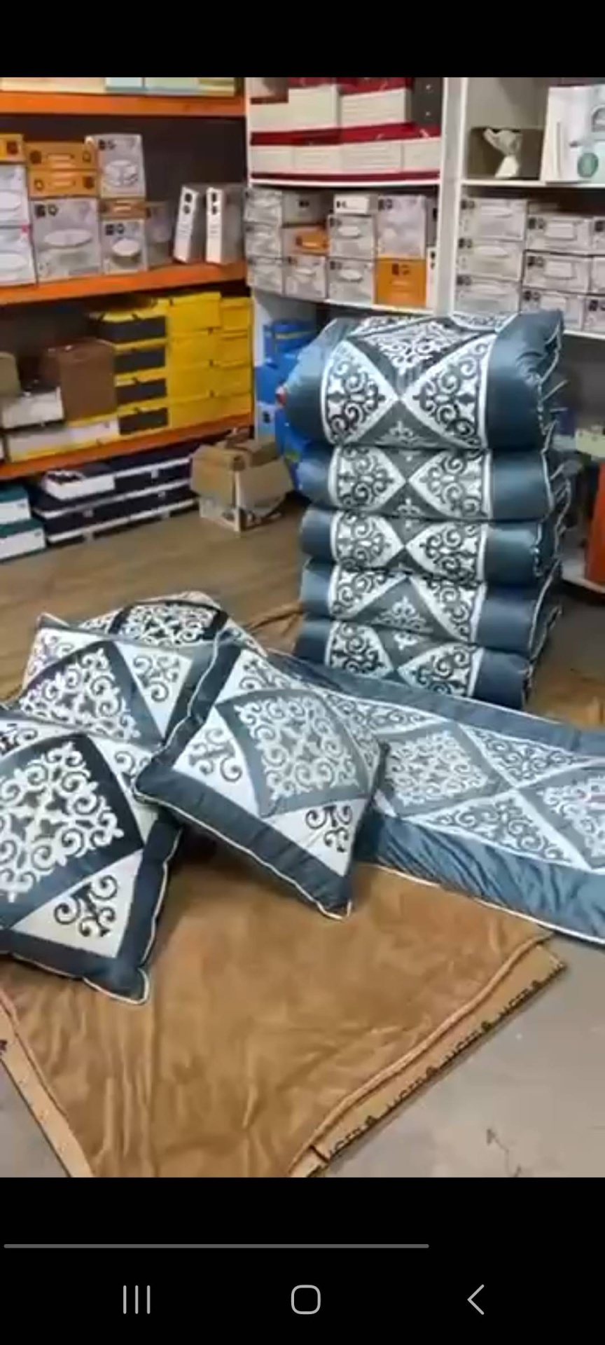 Комплект корпе с подушками 200x80 см, синтепон, голубой, бирюзовый