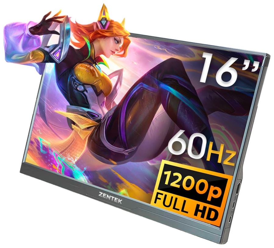 Монитор 16" Zentek MScreen16 черный