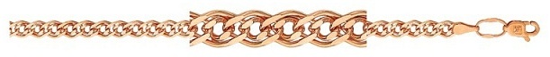 Lucente BRA-LU-585-6395833-18 длина 18 см, вес 2.72 г золото, плетение нонна