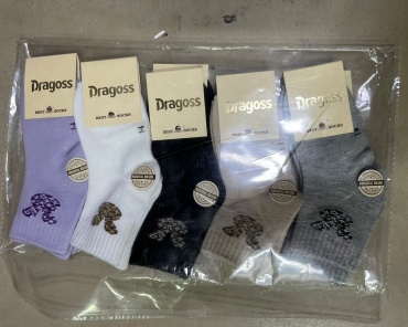 Носки DRAGOSS DR-1 10 пар мультиколор 6-10 года