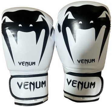Боксерские перчатки Venum 12 oz белый