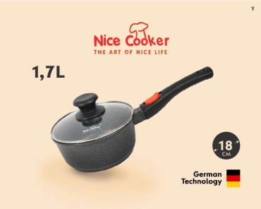 Ковш 1.7 л, Nice Cooker CAK-52395 D2 (BL) алюминий