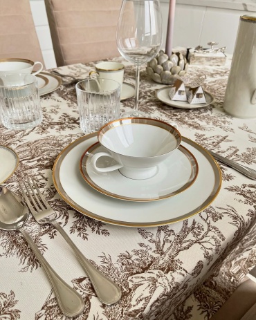 Скатерть Maryam decor & textile 300x170 см, хлопок, дак, 1 шт