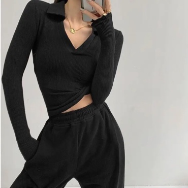 Лонгслив FASHION черный
