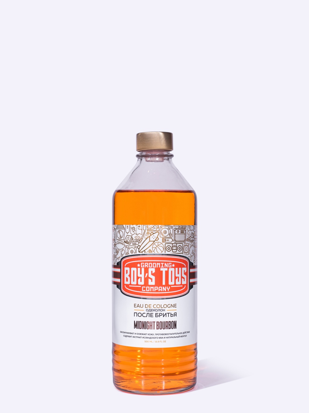 Boys Toys Одеколон(EAU DE COLOGNE) после бритья "MIDNIGHT BOURBON", 500 мл одеколон после бритья 500 мл
