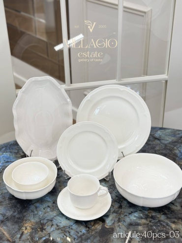Сервиз на 6 персон , предметов: 40, чайный, стекло