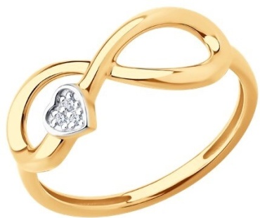 ALEXEEV Gold & Jewelry 51-110-02865-1 16 размер 16 вес 1.75 г золото, фианит