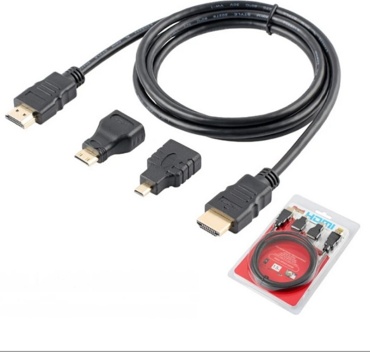 Переходник HDMI - micro HDMI/mini HDMI 1.5 м