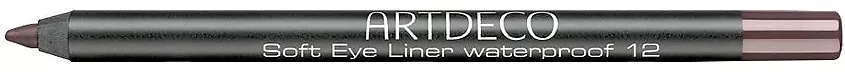 ArtDeco Водостойкий контурный карандаш для глаз Soft Eye Liner карандаш коричневый 12 Warm dark brown