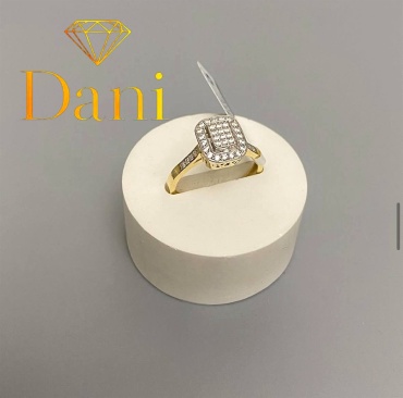 Dani DANI-KLS-2643 размер 17 вес 2.21 г золото, фианит