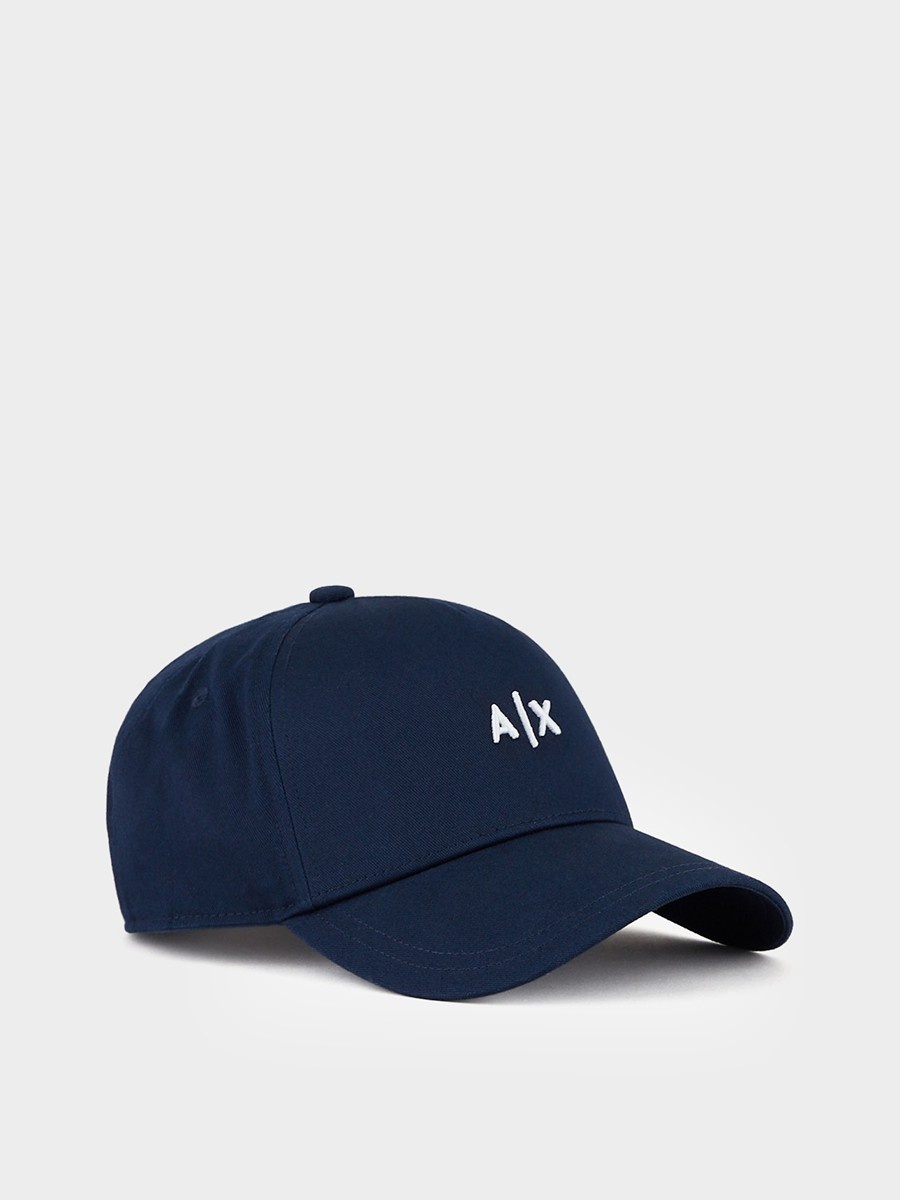 Кепка Armani Exchange размер универсальный, темно-синий