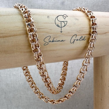 Sabina Gold SB1166 длина 55 см, вес 17.65 г золото, плетение бисмарк